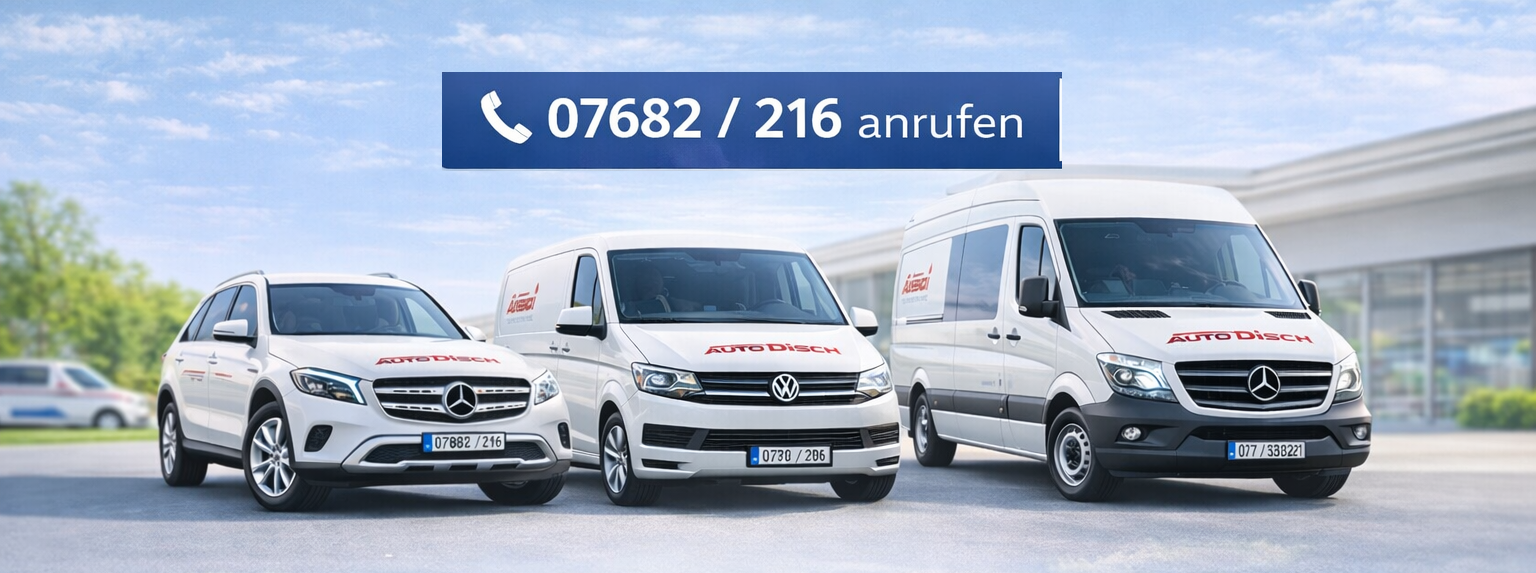 Krankentransport von Auto Disch
